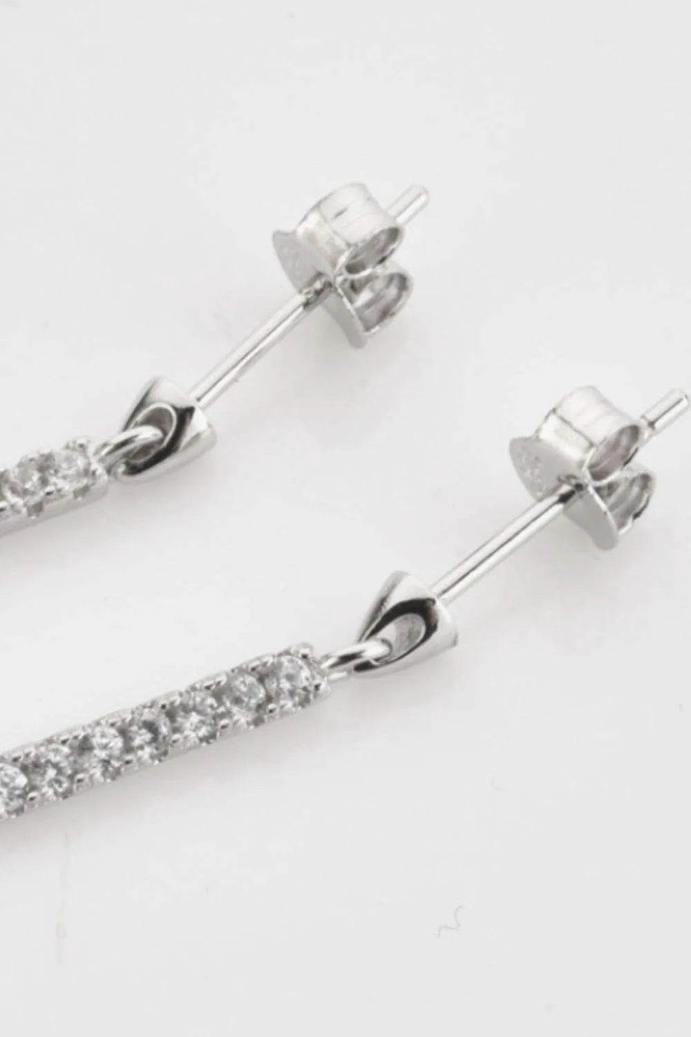 Zircon 925 Sterling Silver Single Earring Earrings - Tophatter Daily Deals