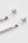 Zircon 925 Sterling Silver Single Earring Earrings - Tophatter Daily Deals