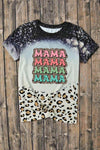 Printed MAMA Graphic Round Neck Tee Women's T-Shirts - Tophatter Daily Deals