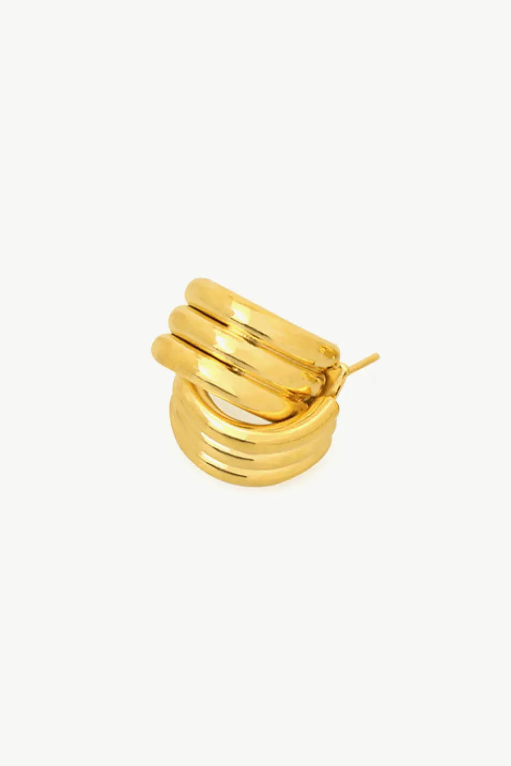 Line Design Stud Earrings Earrings - Tophatter Daily Deals