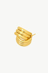 Line Design Stud Earrings Earrings - Tophatter Daily Deals