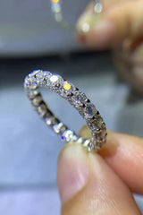 You've Got It 1.5 Carat Moissanite Ring Moissanite - Tophatter Daily Deals