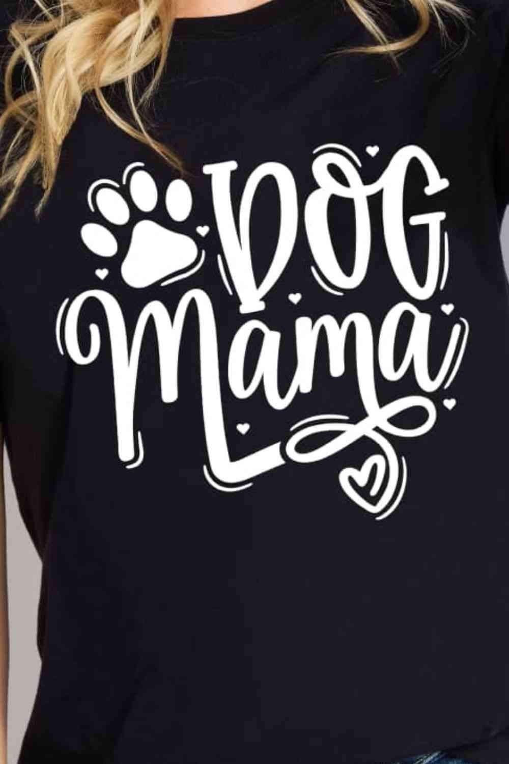 Simply Love Simply Love Full Size DOG MAMA Graphic Cotton T-Shirt Women's T-Shirts - Tophatter Daily Deals