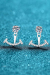 Two Ways To Wear Moissanite Earrings Silver One Size Moissanite - Tophatter Daily Deals