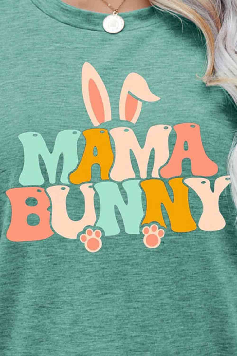 Easter MAMA BUNNY Tee Shirt Women's T-Shirts - Tophatter Daily Deals