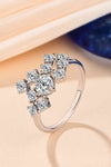 1.2 Carat Moissanite 925 Sterling Silver Ring Moissanite - Tophatter Daily Deals