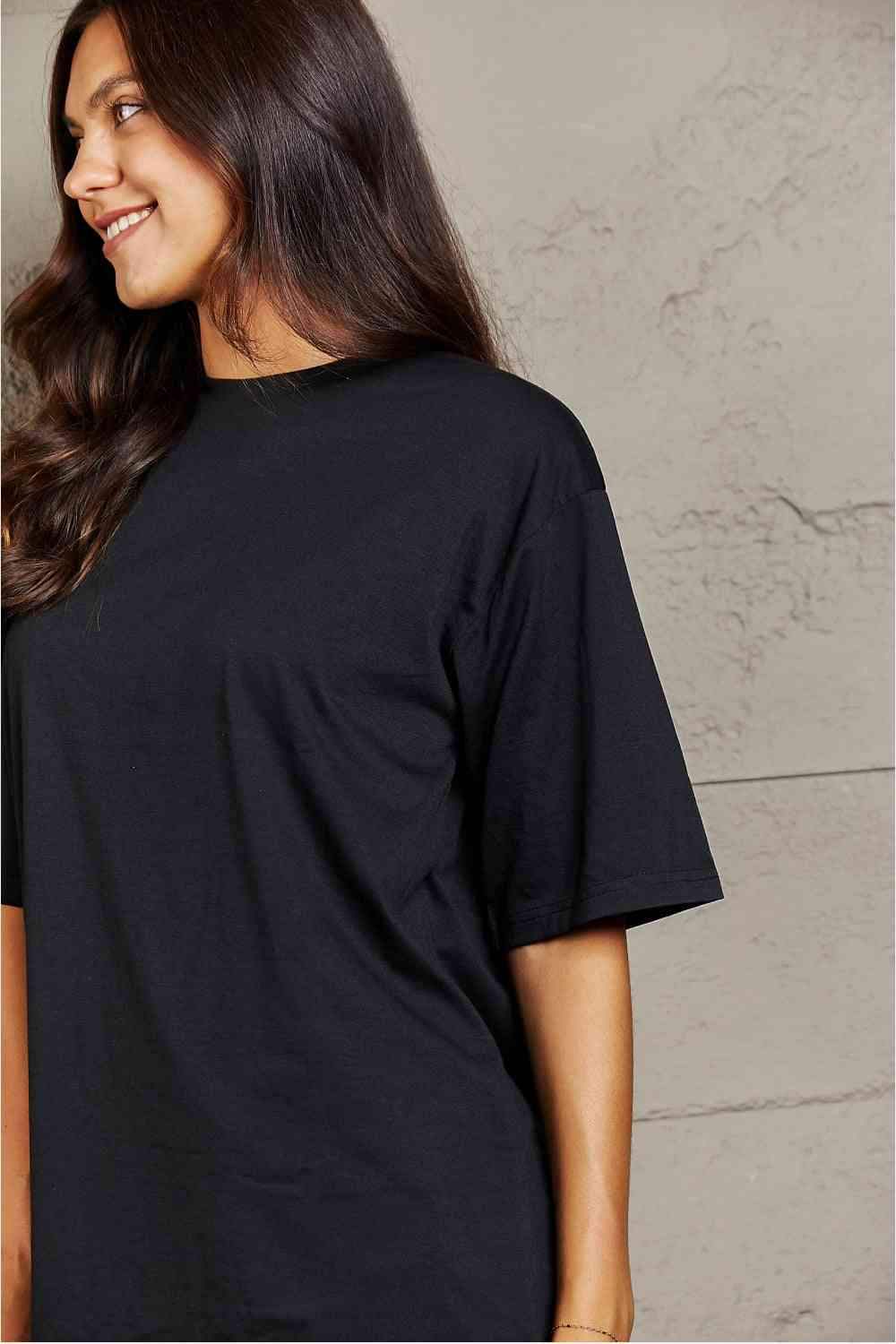 Round Neck Short Sleeve T-Shirt Women's T-Shirts - Tophatter Daily Deals