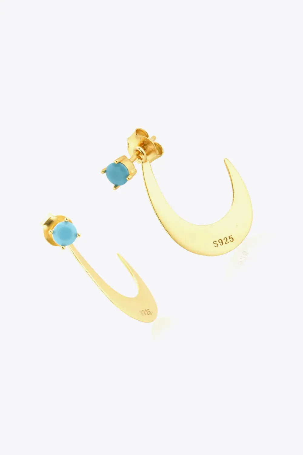 Zircon 925 Sterling Silver Earrings Earrings - Tophatter Daily Deals