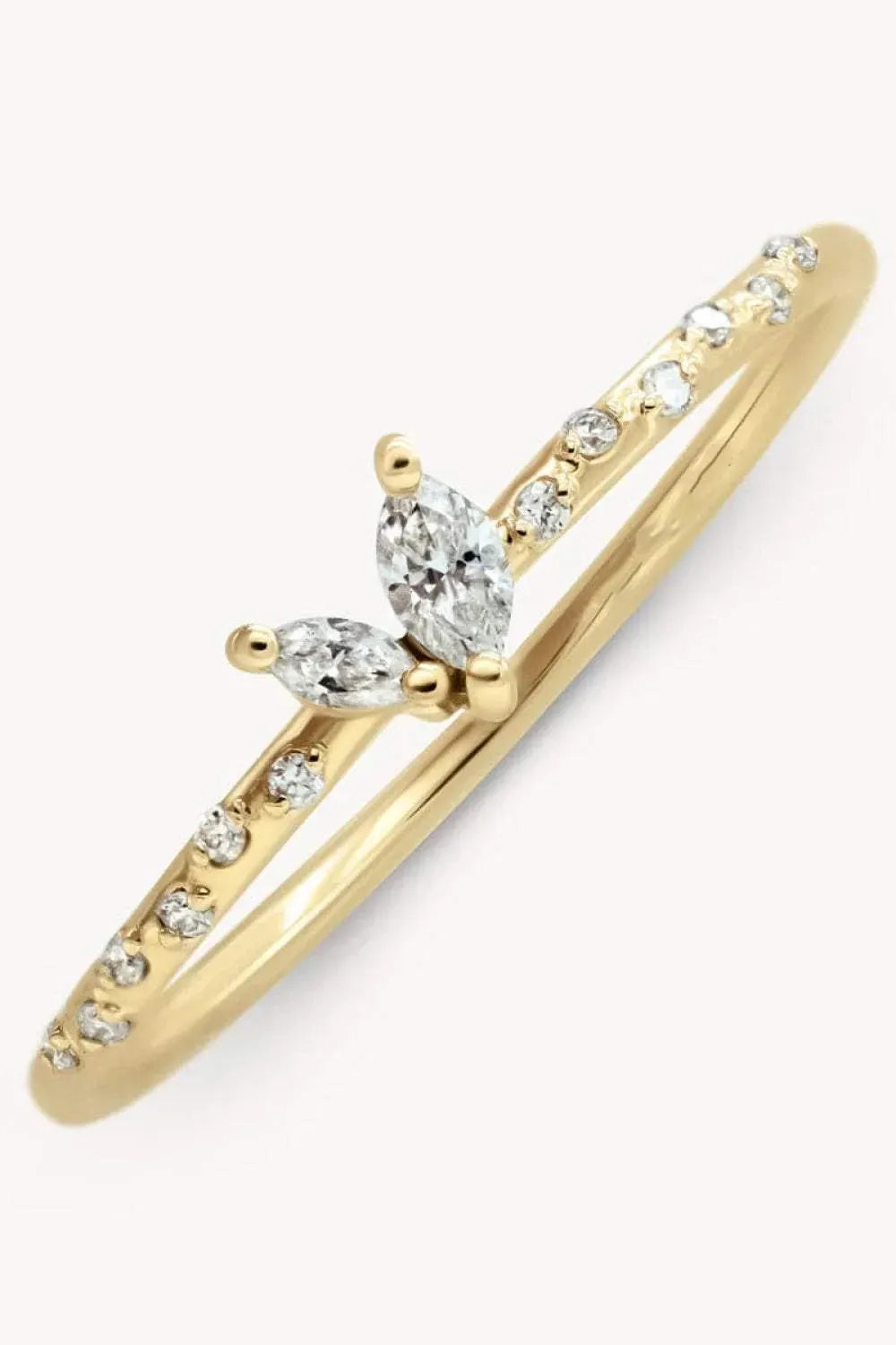 Zircon 925 Sterling Silver Ring Rings - Tophatter Daily Deals