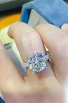 5 Carat Moissanite 925 Sterling Silver Ring Moissanite - Tophatter Daily Deals