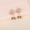 Spider Rhinestone Alloy Earrings Earrings - Tophatter Daily Deals