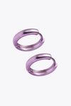 Minimalist Huggie Earrings in Lavender Earrings - Tophatter Daily Deals