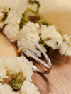 Moonstone Platinum-Plated Ring Moonstone - Tophatter Daily Deals