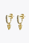 Opal 925 Sterling Silver Drop Earrings Pastel Yellow One Size Earrings - Tophatter Daily Deals