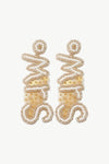 MRS Dangle Earrings Earrings - Tophatter Daily Deals