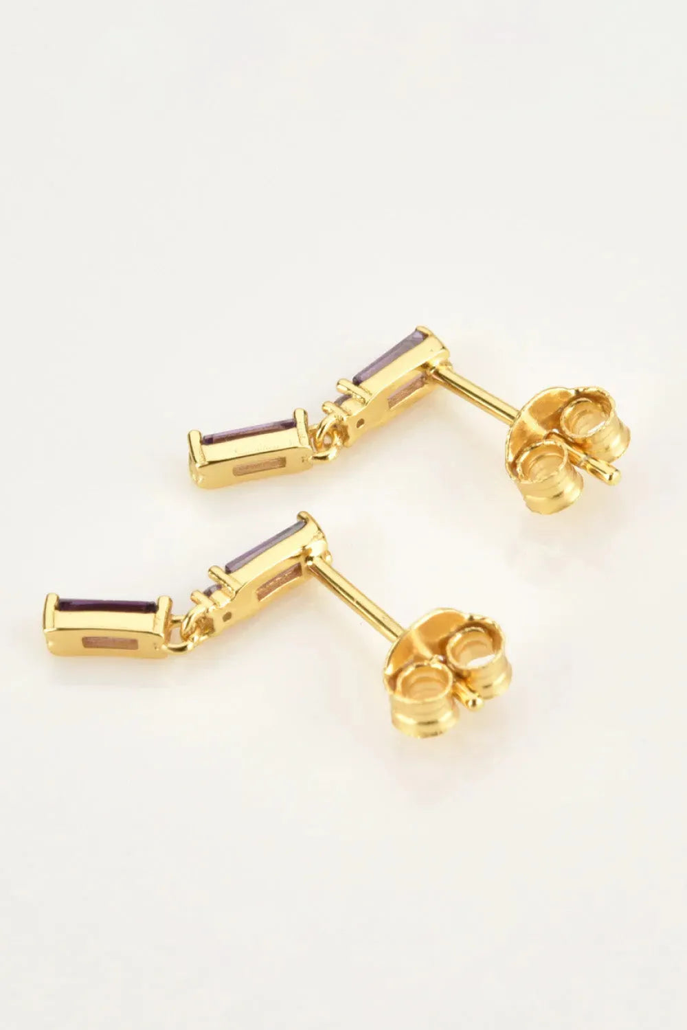 Zircon 925 Sterling Silver Drop Earrings Earrings - Tophatter Daily Deals