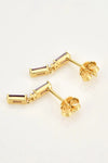 Zircon 925 Sterling Silver Drop Earrings Earrings - Tophatter Daily Deals