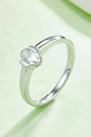 Moissanite 925 Sterling Silver Solitaire Ring Moissanite - Tophatter Daily Deals