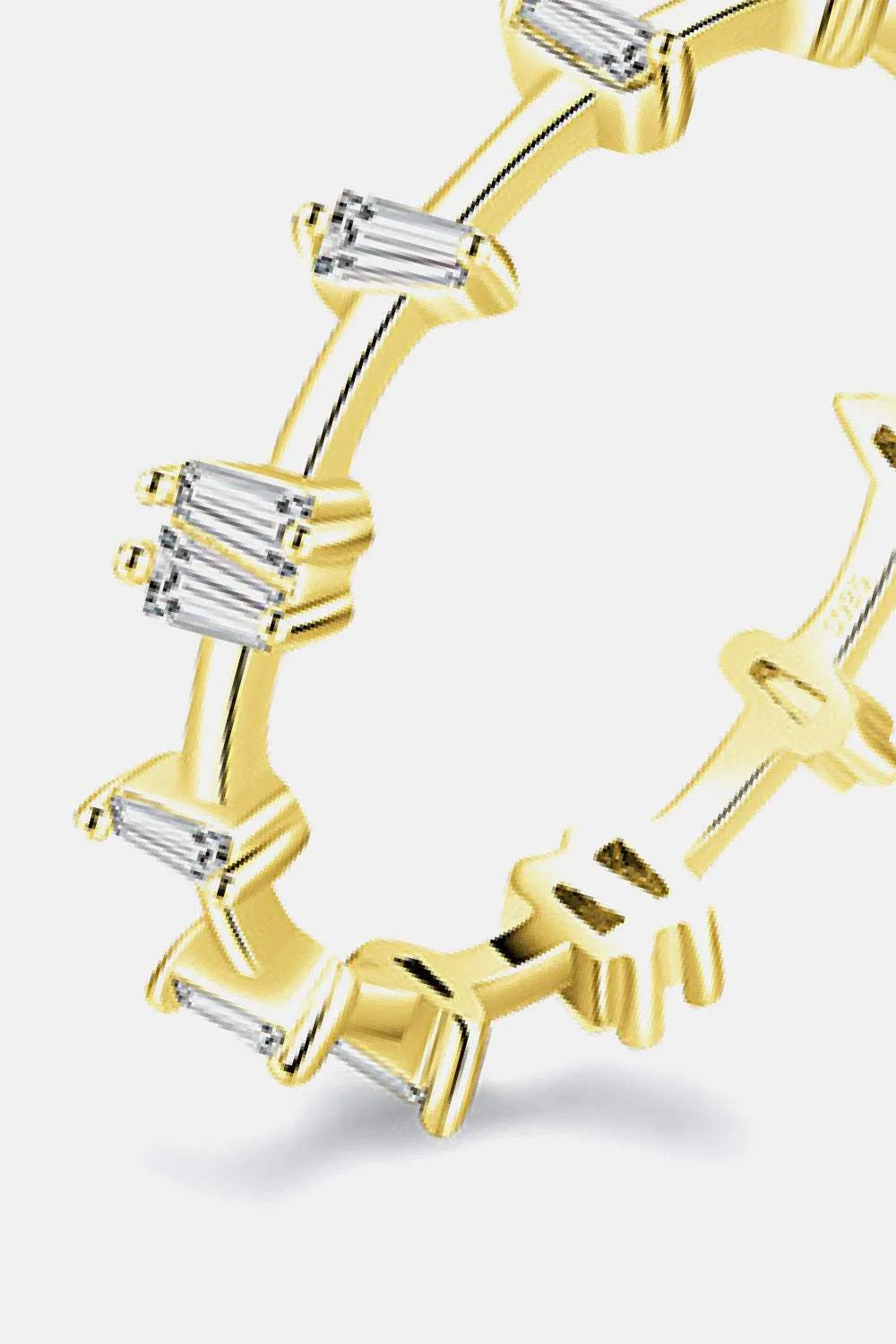 925 Sterling Silver Zircon Ring Rings - Tophatter Daily Deals