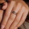 925 Sterling Silver Engraved Bypass Ring Rings - Tophatter Daily Deals