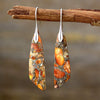 Gold-Plated Copper Dangle Earrings Tangerine Silver One Size Earrings - Tophatter Daily Deals