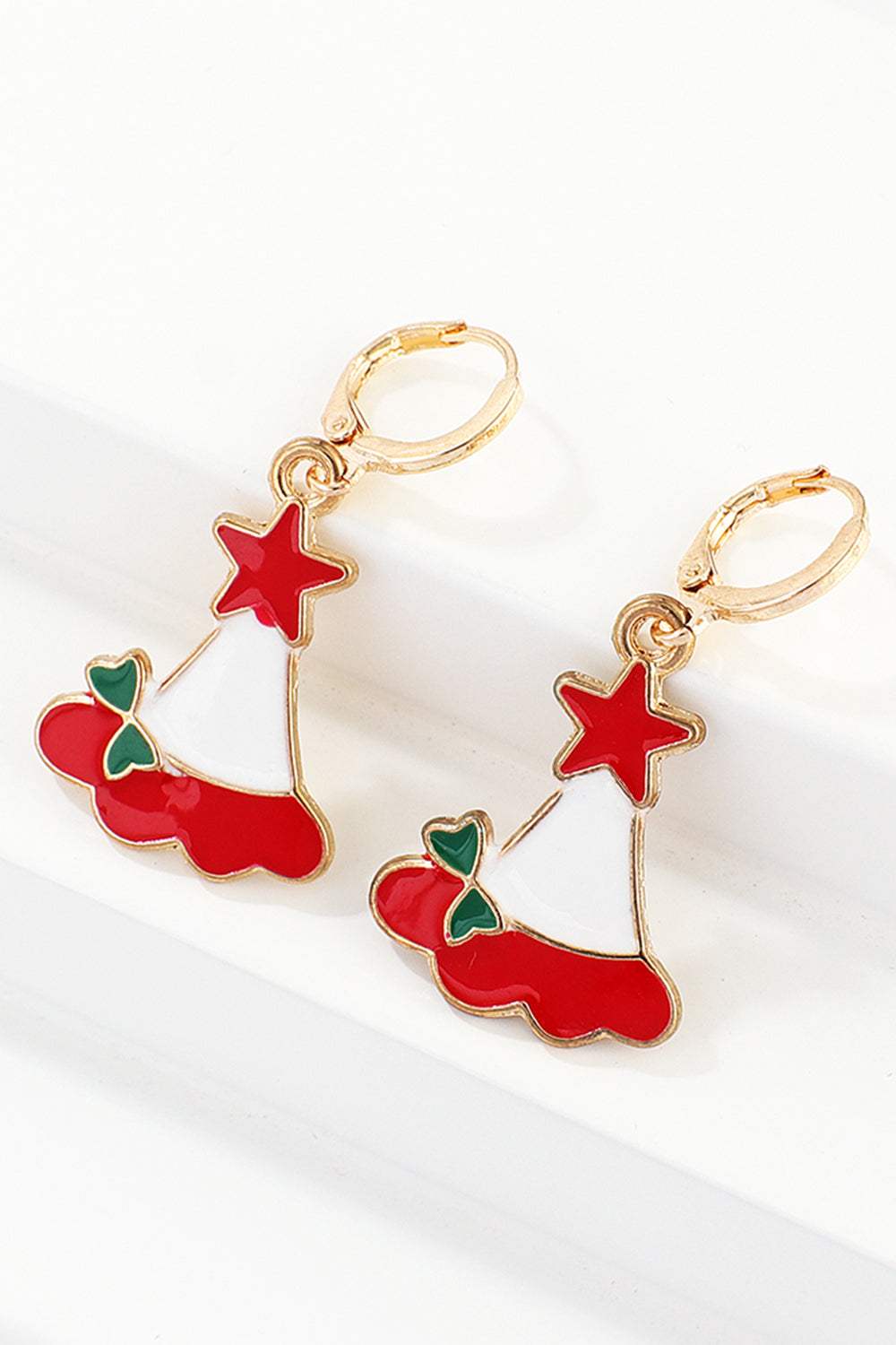 Christmas Theme Alloy Earrings Earrings - Tophatter Daily Deals