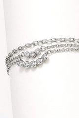 Zircon Layered Bracelet Bracelets - Tophatter Daily Deals