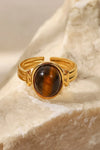 18K Gold Plated Open Ring Rings - Tophatter Daily Deals