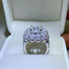 3 Carat Moissanite 925 Sterling Silver Ring Moissanite - Tophatter Daily Deals