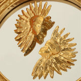 Titanium Steel Gold-Plated Earrings Earrings - Tophatter Daily Deals
