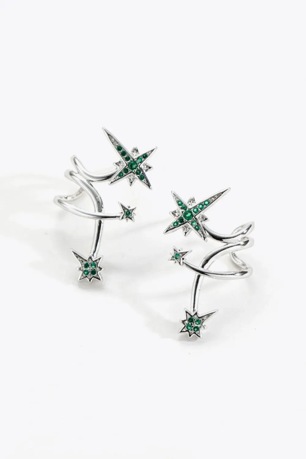 Zircon 925 Sterling Silver Earrings Earrings - Tophatter Daily Deals