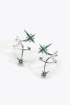 Zircon 925 Sterling Silver Earrings Earrings - Tophatter Daily Deals
