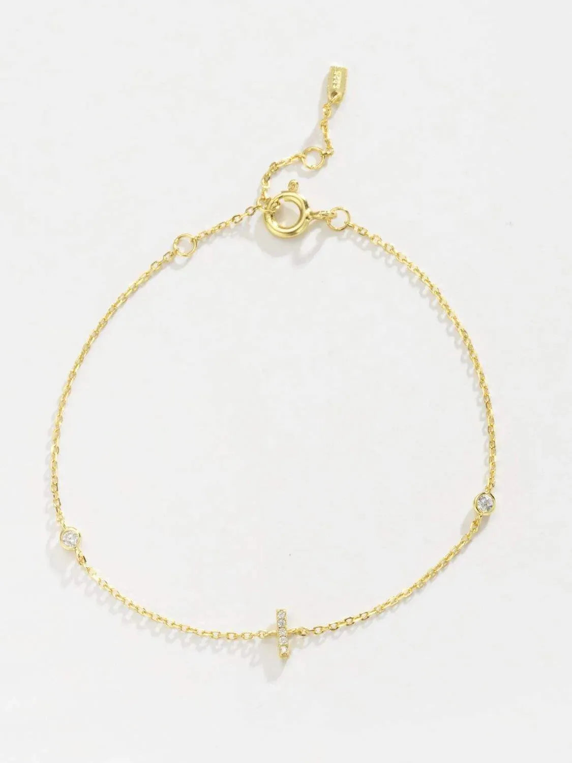 G To K Zircon 925 Sterling Silver Bracelet Bracelets - Tophatter Daily Deals