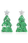 Christmas Tree Acrylic Earrings Green Style A One Size Earrings - Tophatter Daily Deals