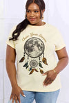 Simply Love Simply Love Full Size CHASE YOUR DREAM Graphic Cotton Tee Women's T-Shirts - Tophatter Daily Deals
