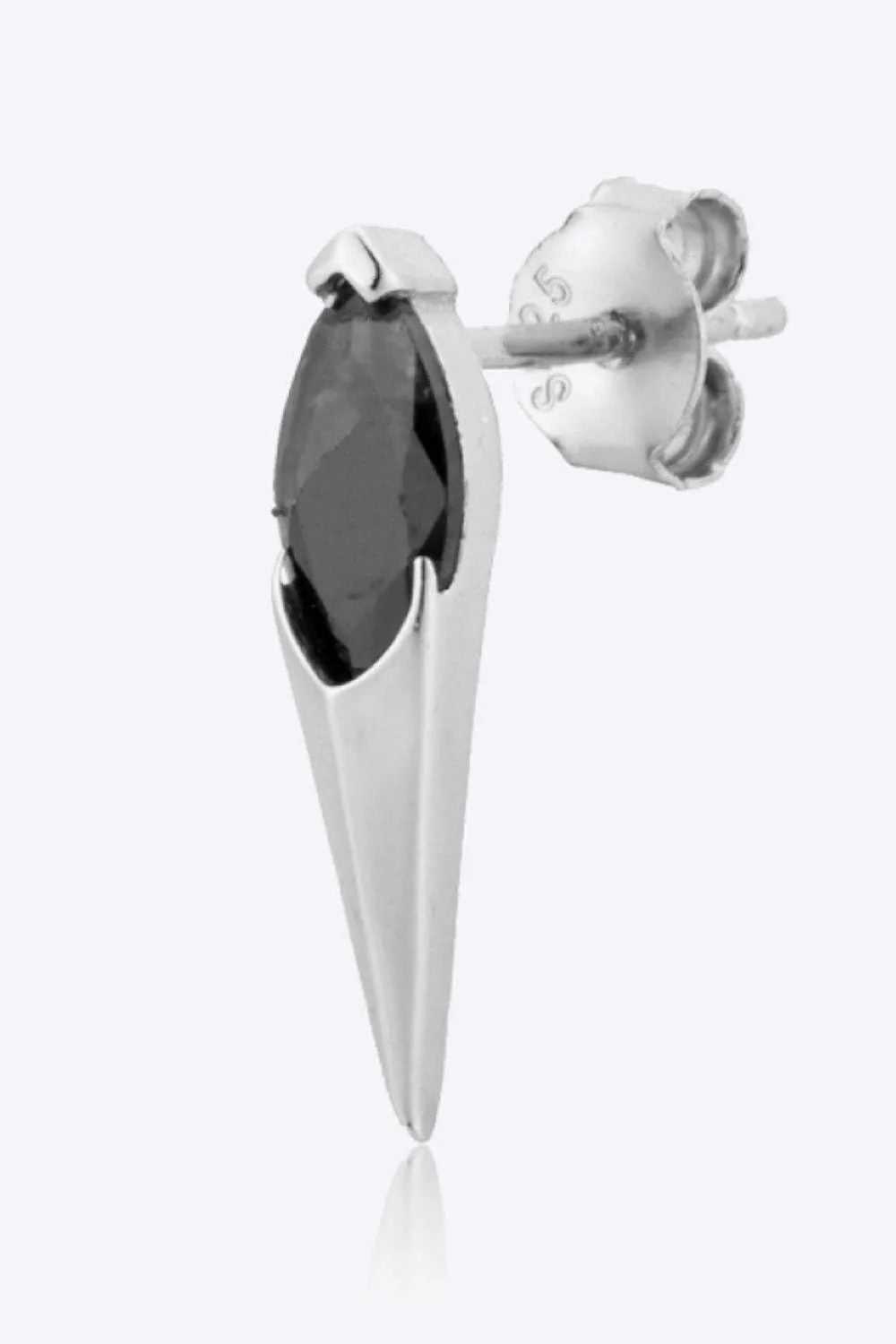 Zircon Decor 925 Sterling Silver Earrings Earrings - Tophatter Daily Deals