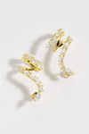 Zircon 925 Sterling Silver Earrings Earrings - Tophatter Daily Deals