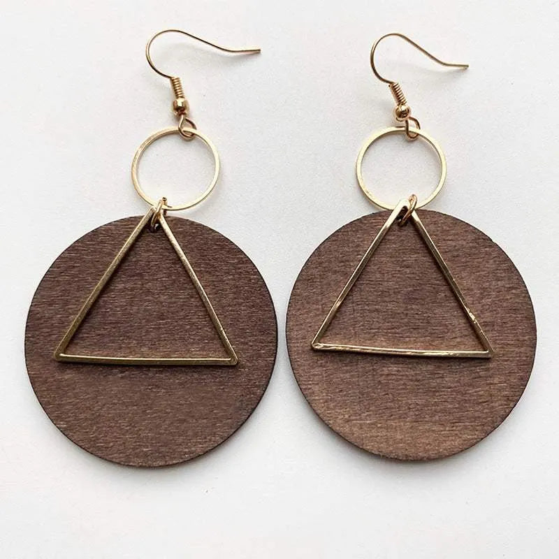 Geometric Drop Earrings Earrings - Tophatter Daily Deals