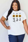 Simply Love Full Size Sunflower Graphic T-Shirt Women's T-Shirts - Tophatter Daily Deals