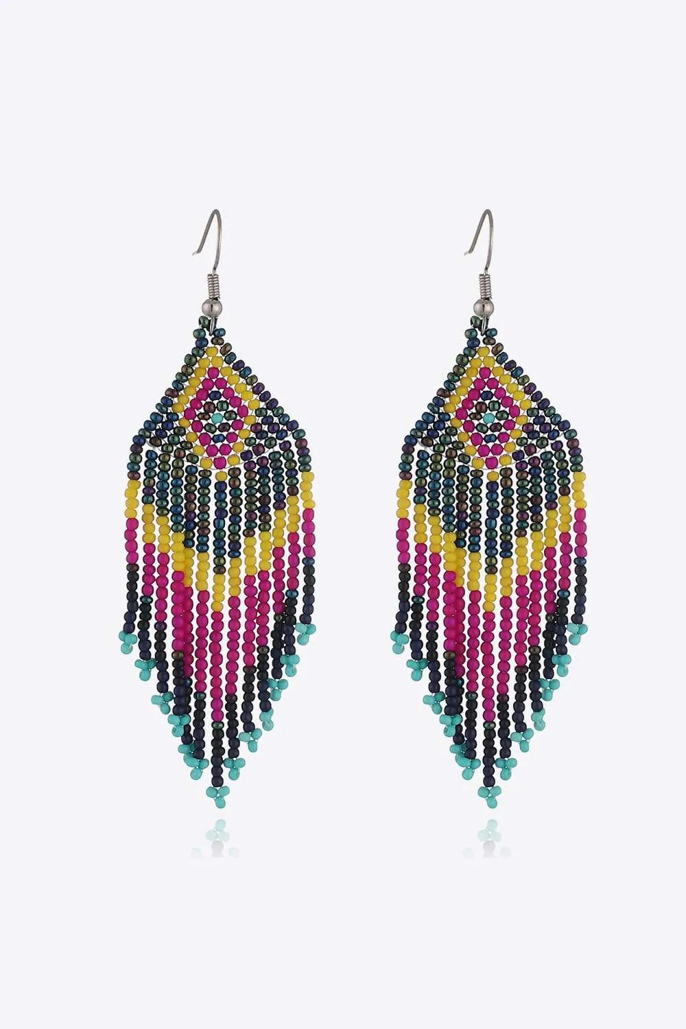 Beaded Dangle Earrings Style B One Size Earrings - Tophatter Daily Deals