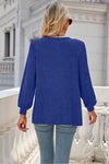 Round Neck Long Sleeve Top Women's T-Shirts - Tophatter Daily Deals