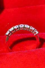 Presented To You 925 Sterling Silver Moissanite Ring Moissanite - Tophatter Daily Deals