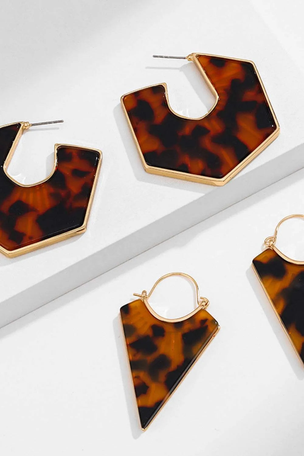 Alloy Geometric Earrings Earrings - Tophatter Daily Deals