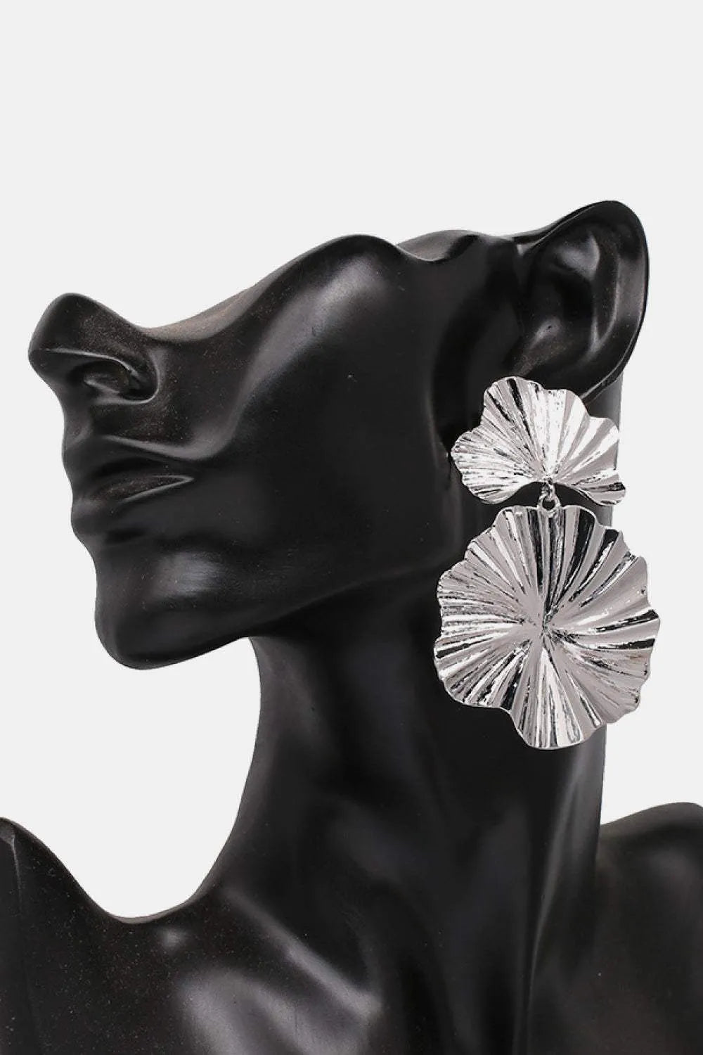 Zinc Alloy Dangle Earrings Silver One Size Earrings - Tophatter Daily Deals