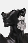 Zinc Alloy Dangle Earrings Silver One Size Earrings - Tophatter Daily Deals