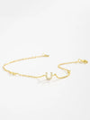 Q To U Zircon 925 Sterling Silver Bracelet Bracelets - Tophatter Daily Deals