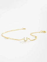Q To U Zircon 925 Sterling Silver Bracelet Bracelets - Tophatter Daily Deals