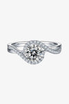 1 Carat Moissanite Crisscross Ring Moissanite - Tophatter Daily Deals