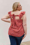 Be Stage Full Size Woven Top in Brick Blouses - Tophatter Daily Deals