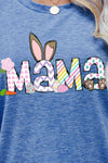 Easter MAMA Graphic Round Neck T-Shirt Women's T-Shirts - Tophatter Daily Deals